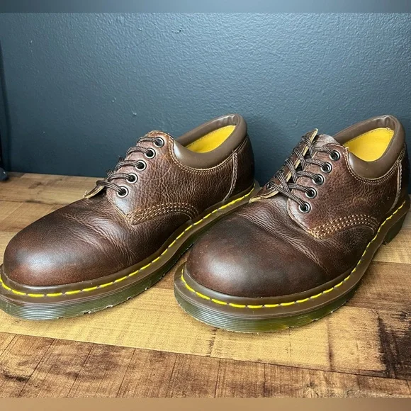 SOLD Dr Martens Leather Oxford Lace-Ups - Size 8M - Picture 4 of 7